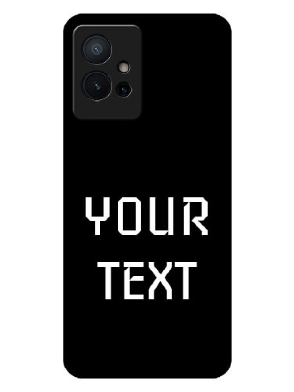 Custom Vivo Y75 5G Your Name on Glass Phone Case