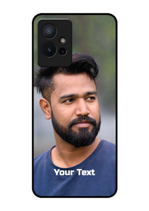 Vivo Y75 5G Glass Mobile Cover: Photo with Text