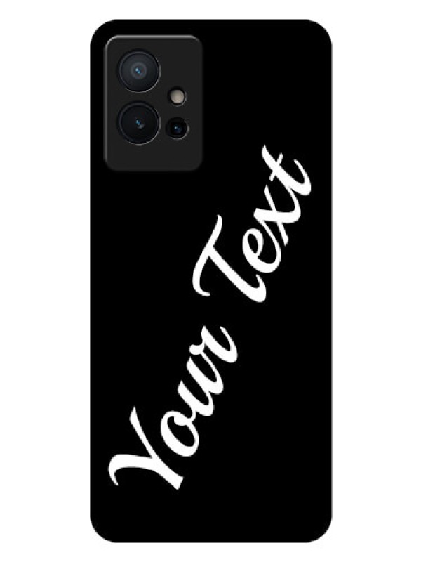 Custom Vivo Y75 5G Custom Glass Mobile Cover with Your Name