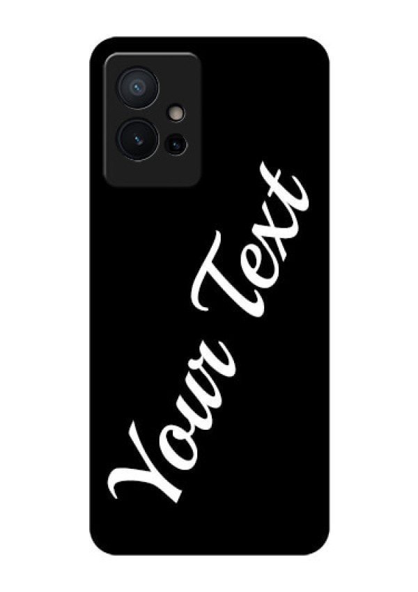 Vivo Y75 5G Custom Glass Mobile Cover with Your Name