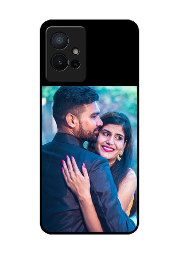 Vivo Y75 5G Custom Glass Phone Case - Upload Full Picture With Custom Color Design
