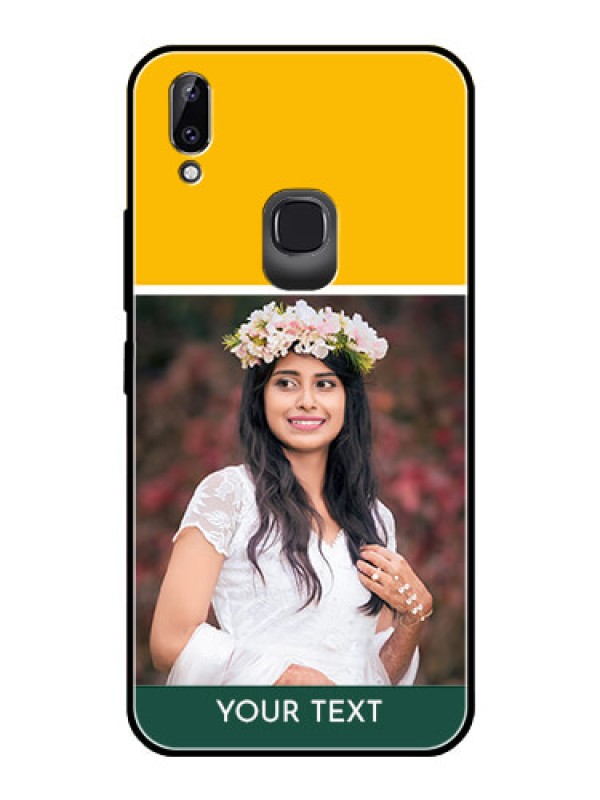 Custom Vivo Y83 Pro Photo Printing on Glass Case  - Love You Design