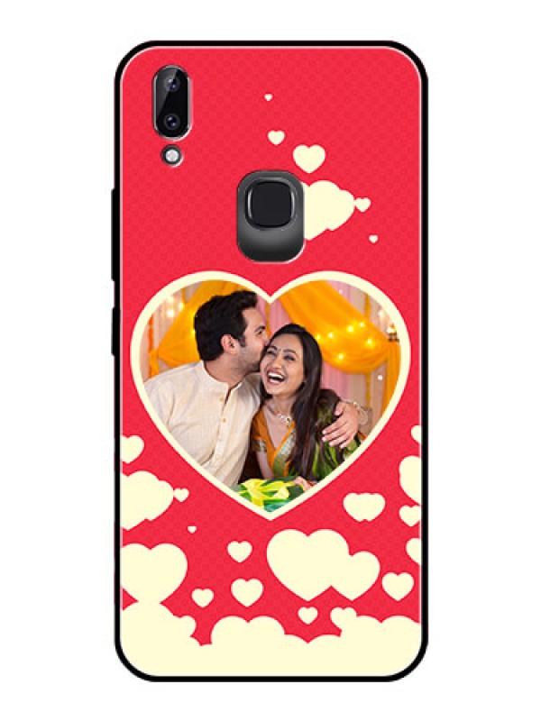 Custom Vivo Y83 Pro Custom Glass Mobile Case  - Love Symbols Phone Cover Design
