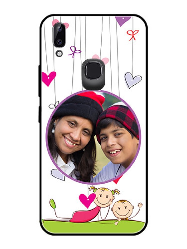 Custom Vivo Y83 Pro Photo Printing on Glass Case  - Cute Kids Phone Case Design