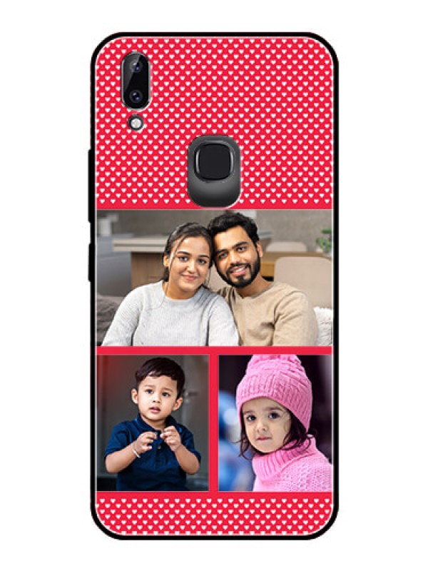 Custom Vivo Y83 Pro Personalized Glass Phone Case  - Bulk Pic Upload Design