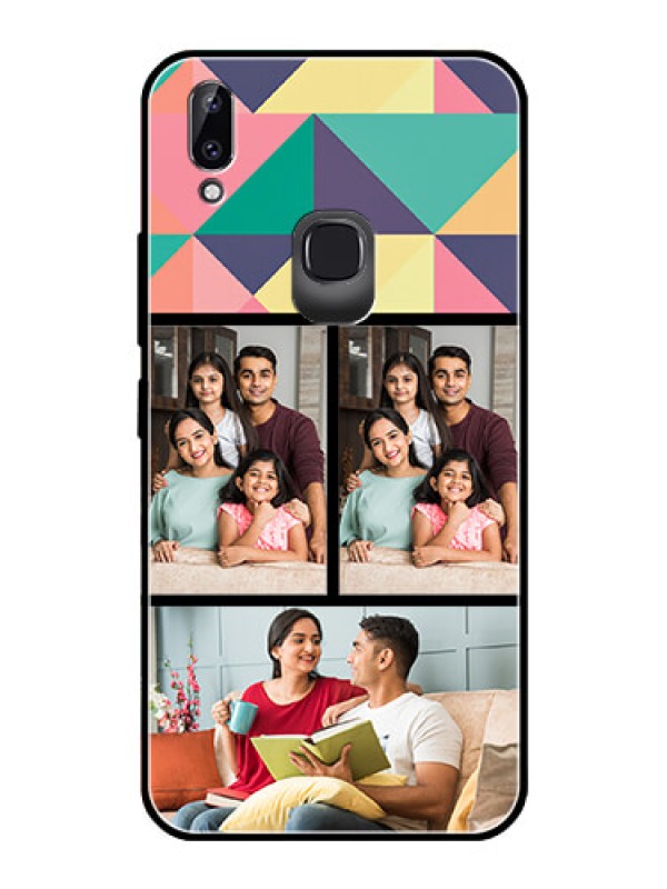 Custom Vivo Y83 Pro Custom Glass Phone Case  - Bulk Pic Upload Design