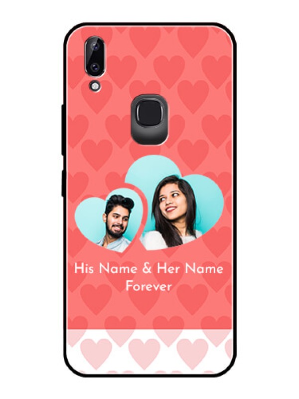 Custom Vivo Y83 Pro Personalized Glass Phone Case  - Couple Pic Upload Design