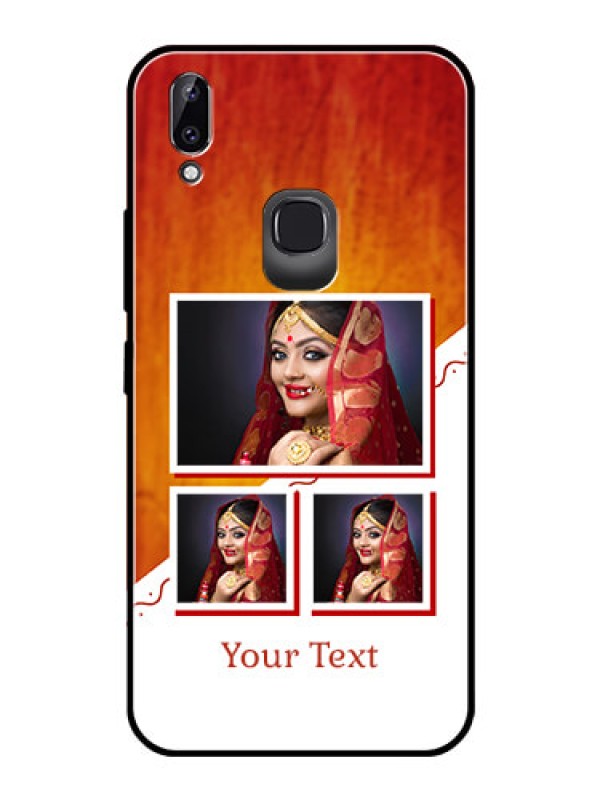 Custom Vivo Y83 Pro Custom Glass Phone Case  - Wedding Memories Design  