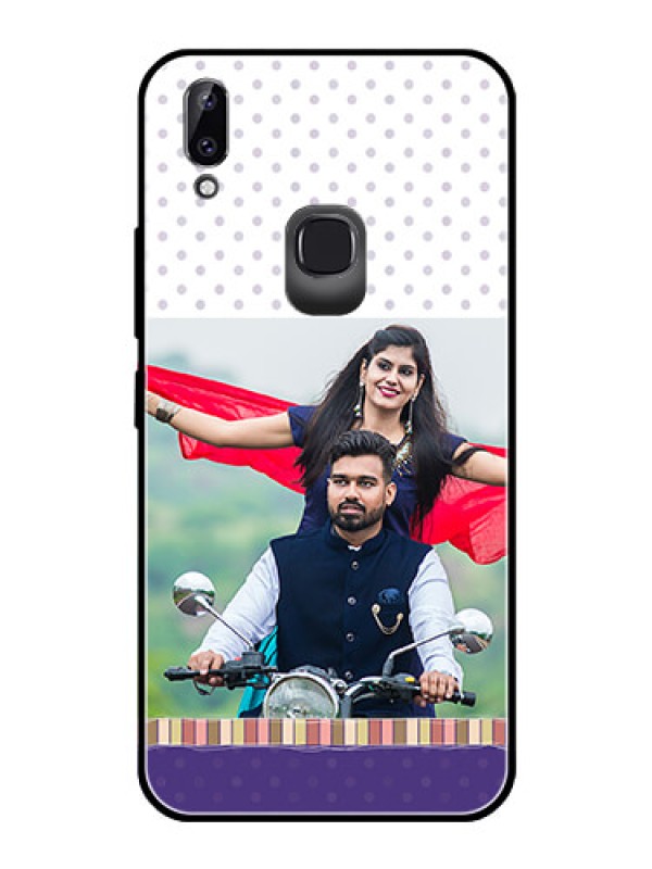 Custom Vivo Y83 Pro Photo Printing on Glass Case  - Cute Family Design