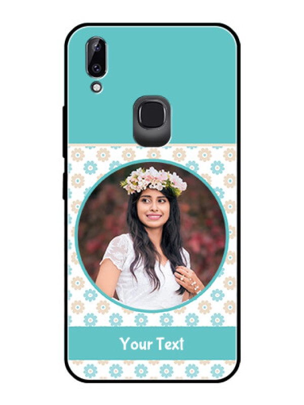 Custom Vivo Y83 Pro Custom Glass Mobile Case  - Beautiful Flowers Design