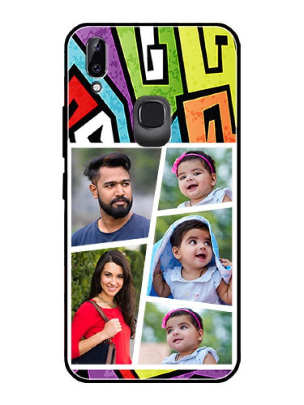 Custom Vivo Y83 Pro Custom Glass Phone Case  - Graffiti pattern Design