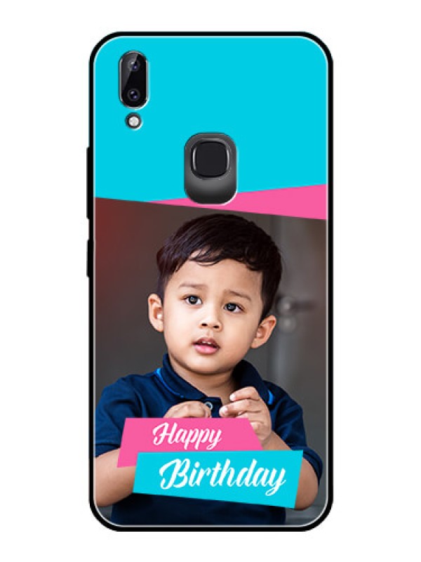 Custom Vivo Y83 Pro Personalized Glass Phone Case  - Image Holder with 2 Color Design