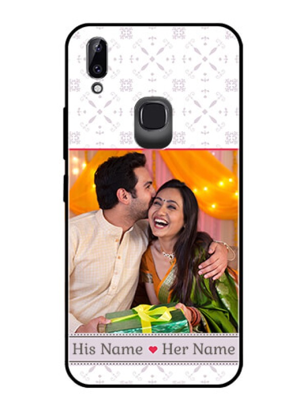 Custom Vivo Y83 Pro Custom Glass Mobile Case  - with Photo and Ethnic Design