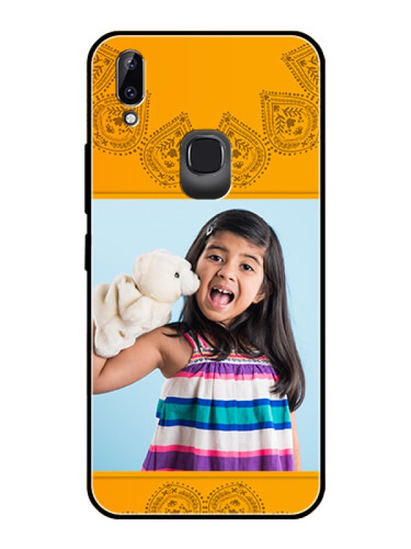 Custom Vivo Y83 Pro Personalized Glass Phone Case  - Photo Wedding Design 