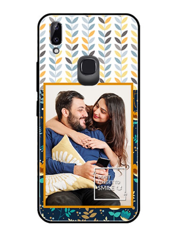 Custom Vivo Y83 Pro Custom Glass Mobile Case  - Pattern Design