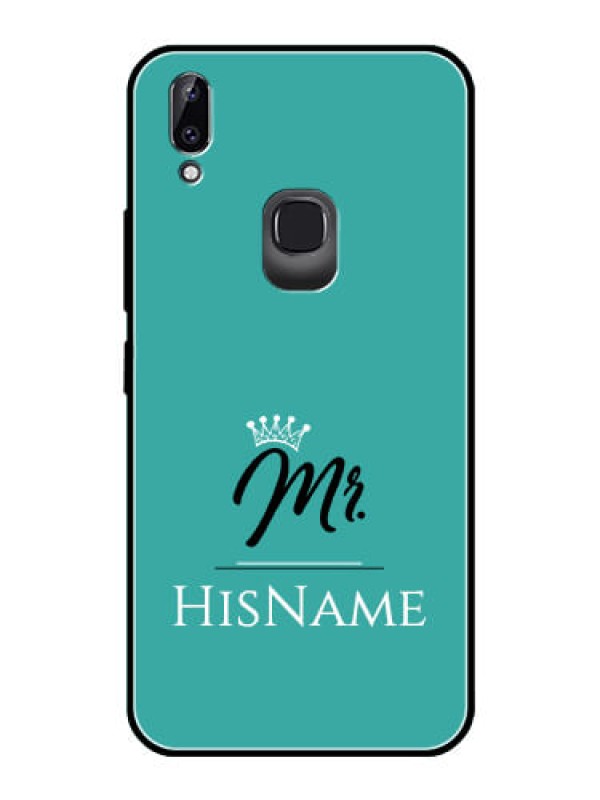 Custom Vivo Y83 Pro Custom Glass Phone Case Mr with Name