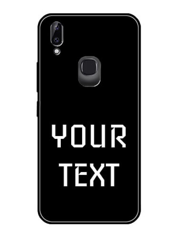 Custom Vivo Y83 Pro Your Name on Glass Phone Case