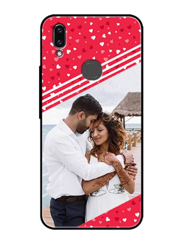 Custom Vivo Y85 Custom Glass Mobile Case - Valentines Gift Design