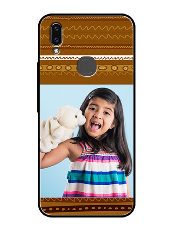 Custom Vivo Y85 Custom Glass Phone Case - Friends Picture Upload Design