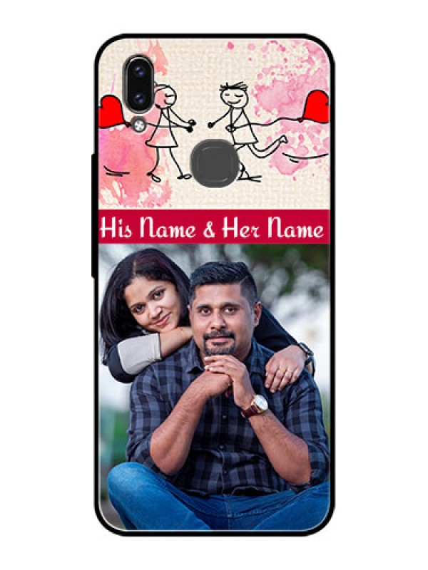 Custom Vivo Y85 Photo Printing on Glass Case - You and Me Case Design