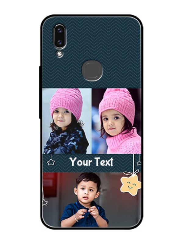 Custom Vivo Y85 Custom Glass Mobile Case - Hanging Stars Design