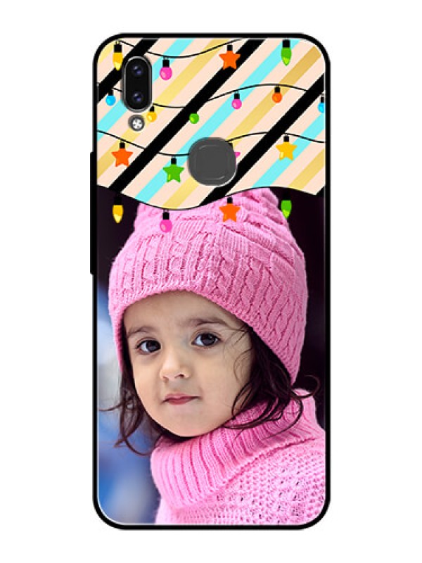 Custom Vivo Y85 Custom Glass Mobile Case - Lights Hanging Design