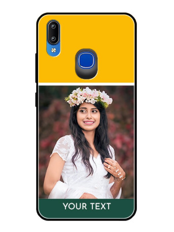 Custom Vivo Y91 Photo Printing on Glass Case  - Love You Design