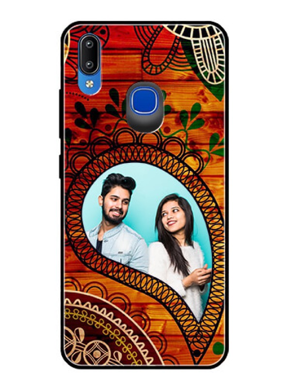 Custom Vivo Y91 Personalized Glass Phone Case  - Abstract Colorful Design