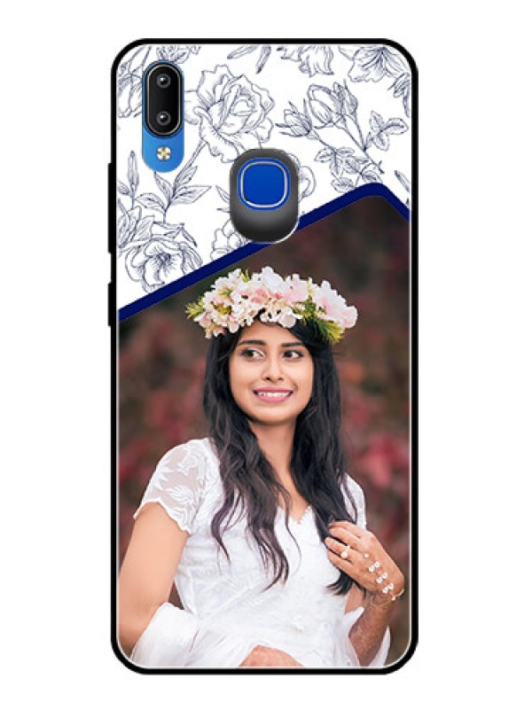 Custom Vivo Y91 Personalized Glass Phone Case  - Premium Floral Design