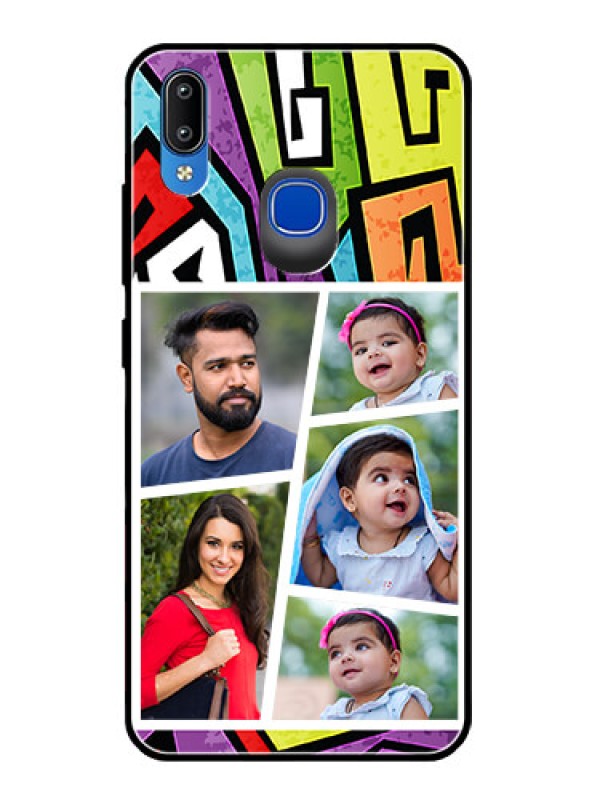 Custom Vivo Y91 Custom Glass Phone Case  - Graffiti pattern Design