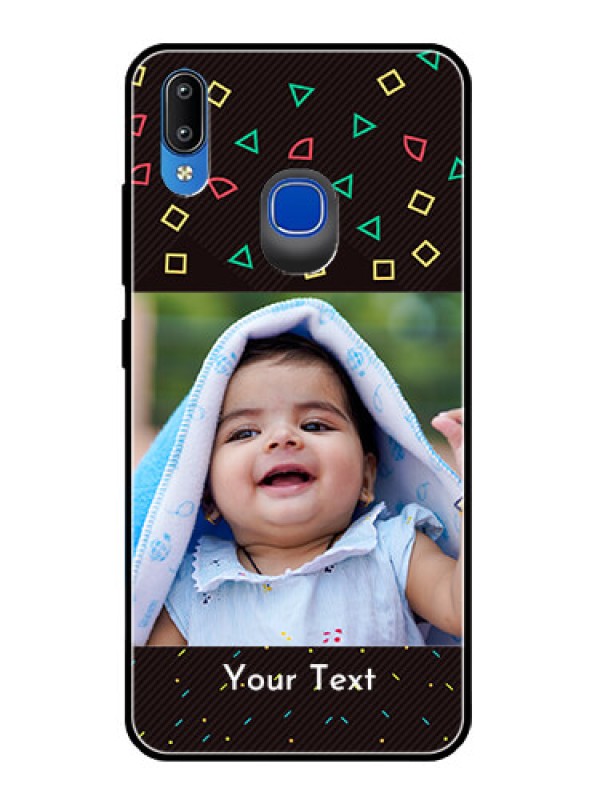 Custom Vivo Y91 Custom Glass Phone Case  - with confetti birthday design