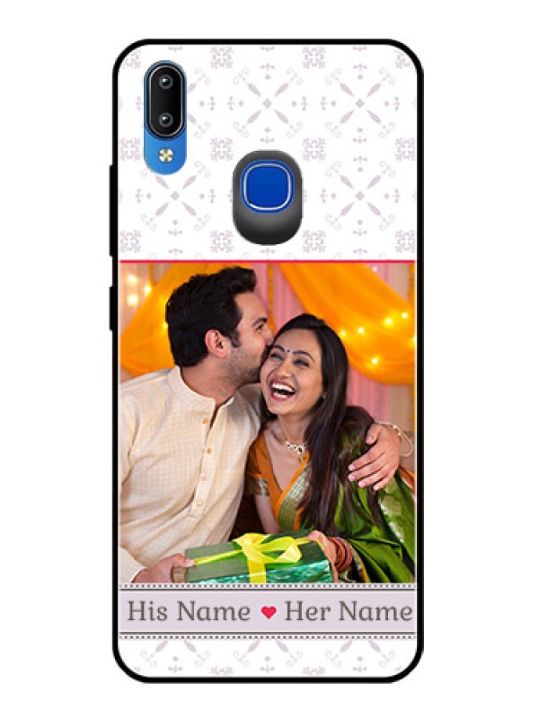 Custom Vivo Y91 Custom Glass Mobile Case  - with Photo and Ethnic Design