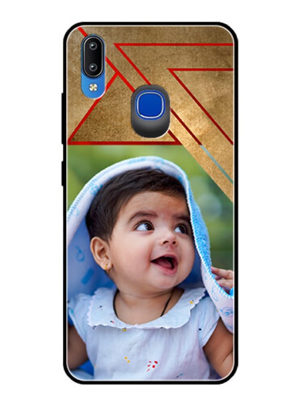 Custom Vivo Y91 Personalized Glass Phone Case  - Gradient Abstract Texture Design