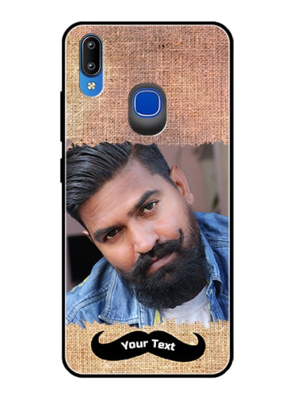 Custom Vivo Y91 Personalized Glass Phone Case  - with Texture Design