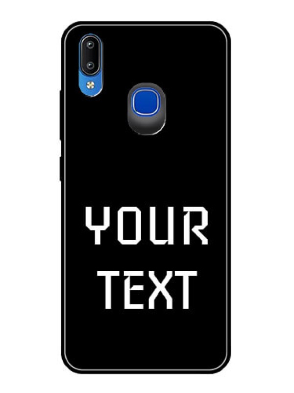 Custom Vivo Y91 Your Name on Glass Phone Case