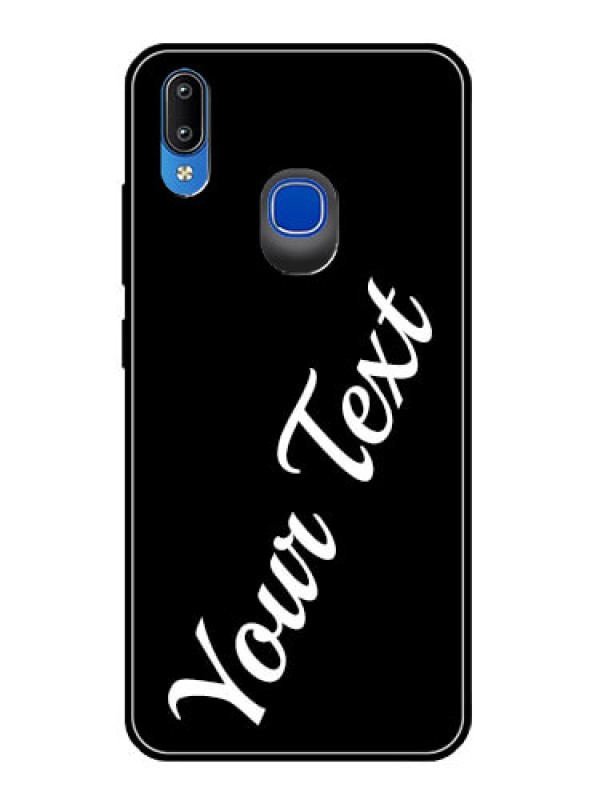Custom Vivo Y91 Custom Glass Mobile Cover with Your Name