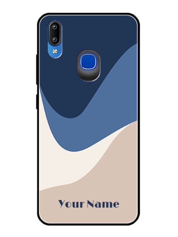 Custom Vivo Y91 Custom Glass Phone Case - Abstract Drip Art Design