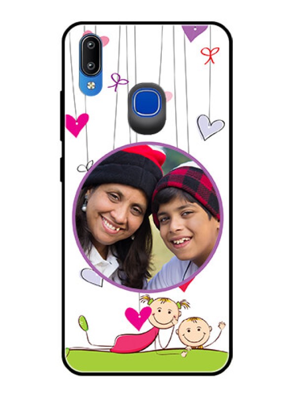 Custom Vivo Y93 Photo Printing on Glass Case  - Cute Kids Phone Case Design