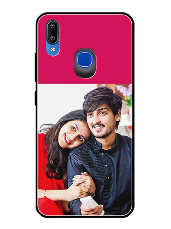 Custom Vivo Y93 Custom Glass Mobile Case  - Anniversary Cover Design