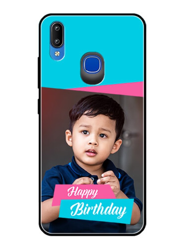 Custom Vivo Y93 Personalized Glass Phone Case  - Image Holder with 2 Color Design