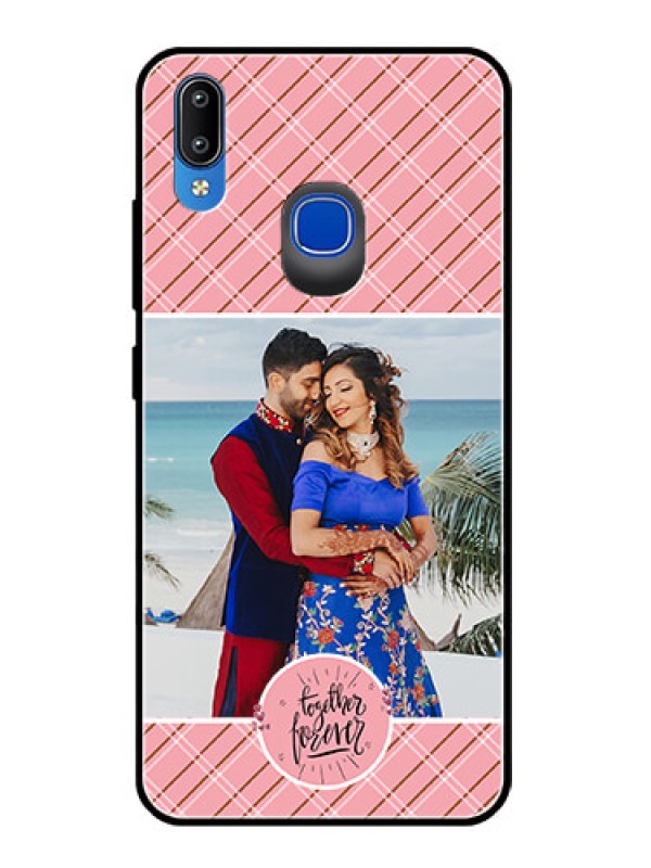 Custom Vivo Y93 Personalized Glass Phone Case  - Together Forever Design