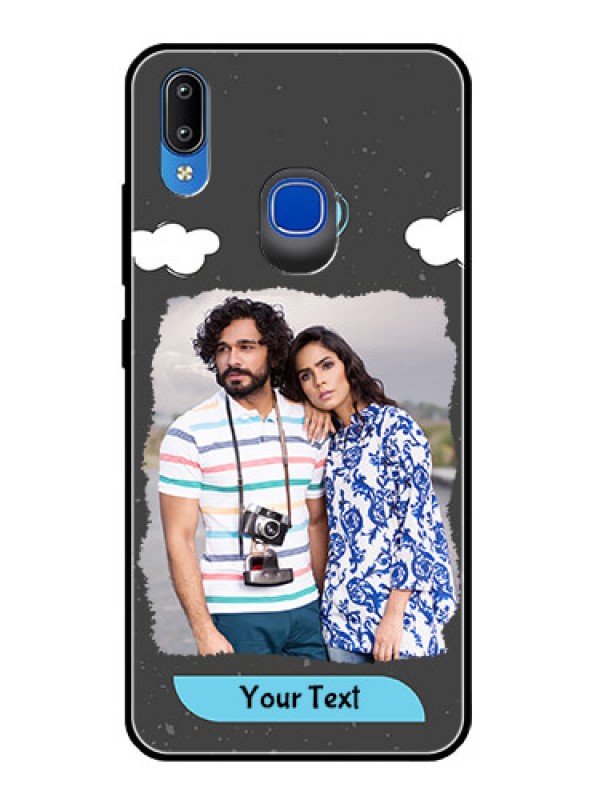 Custom Vivo Y93 Custom Glass Phone Case  - Splashes with love doodles Design