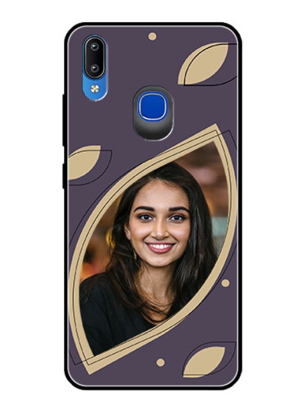 Custom Vivo Y93 Custom Glass Mobile Case - Falling Leaf Design