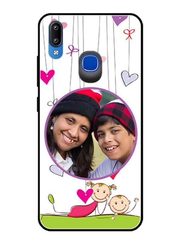 Custom Vivo Y95 Photo Printing on Glass Case  - Cute Kids Phone Case Design