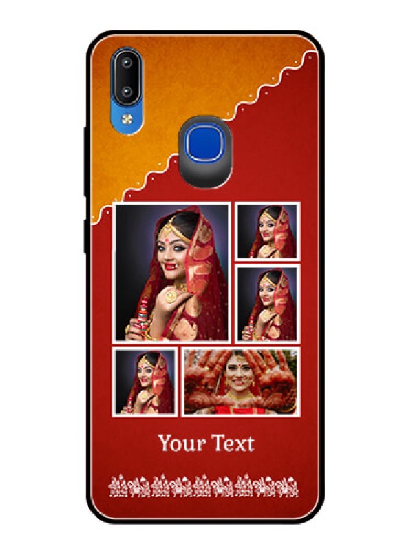 Custom Vivo Y95 Personalized Glass Phone Case  - Wedding Pic Upload Design