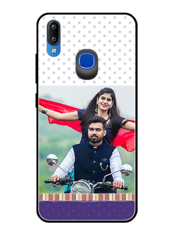 Custom Vivo Y95 Photo Printing on Glass Case  - Cute Family Design