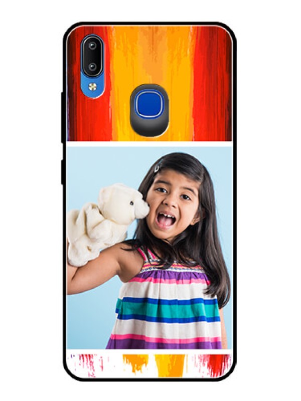 Custom Vivo Y95 Personalized Glass Phone Case  - Multi Color Design