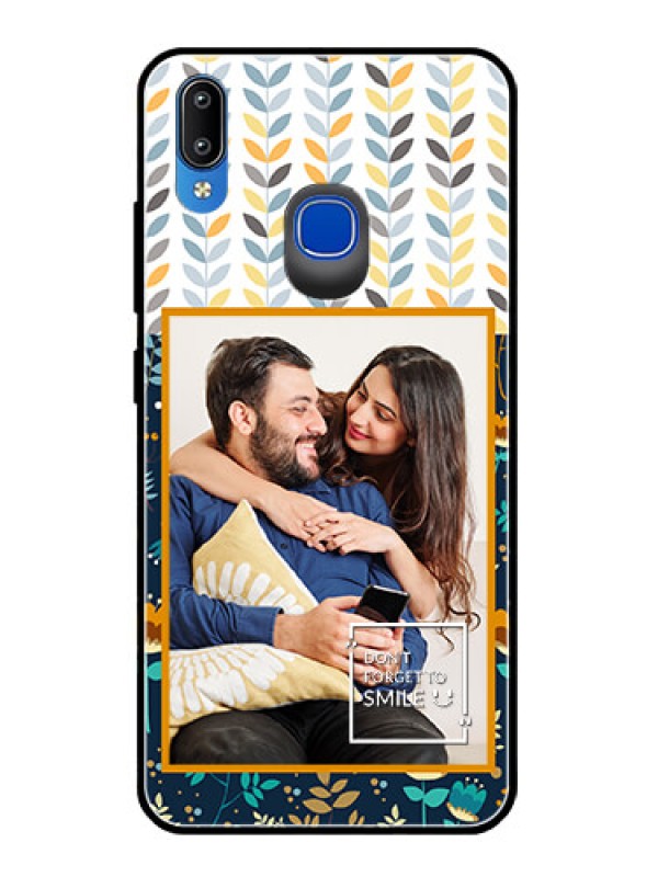 Custom Vivo Y95 Custom Glass Mobile Case  - Pattern Design