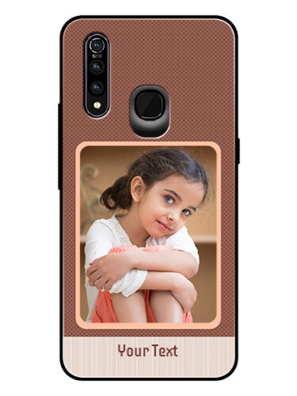 Custom Vivo Z1 Pro Custom Glass Phone Case  - Simple Pic Upload Design