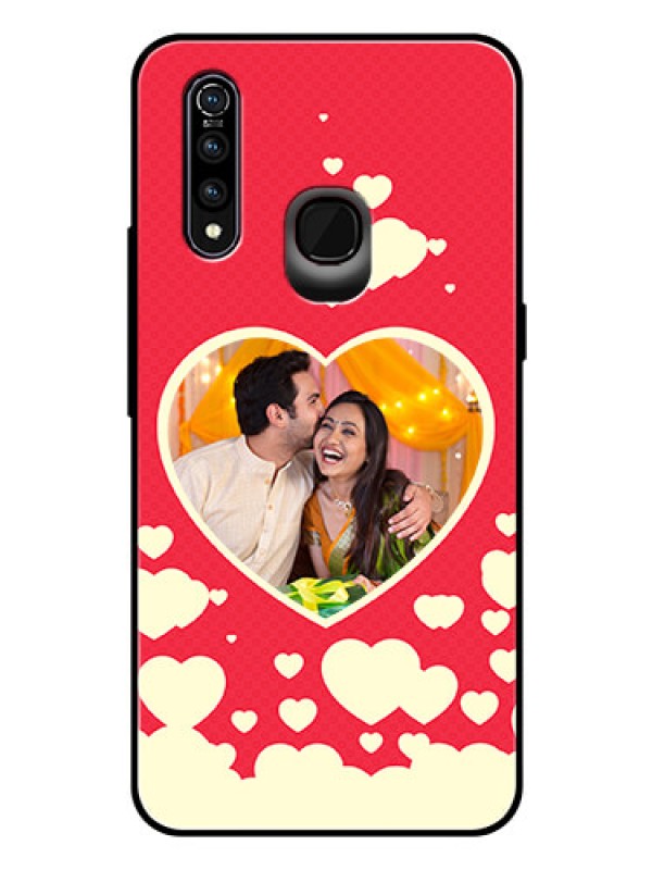 Custom Vivo Z1 Pro Custom Glass Mobile Case  - Love Symbols Phone Cover Design